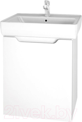 Тумба под умывальник Dreja Mini / 99.1201 (белый глянец)