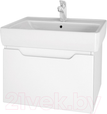 Тумба под умывальник Dreja Tiny / 99.1901 (белый глянец)