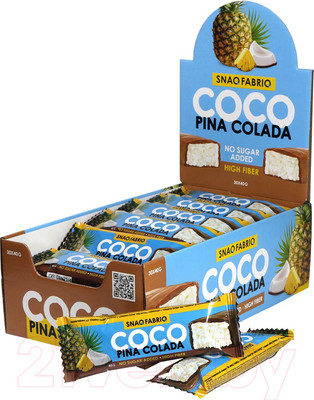 Набор протеиновых батончиков Snaq Fabriq Ананас (30x40г)