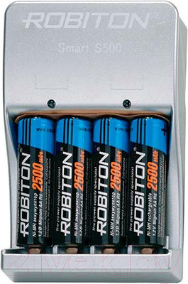Зарядное устройство для аккумуляторов Robiton Smart S500-4MHAA BL1