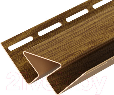 Угол для сайдинга Docke Lux Внутренний (миндаль)