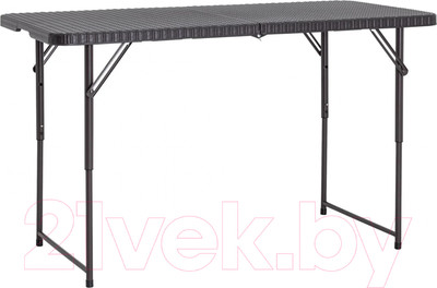 Стол складной Stool Group TZ122 122x61x74 (чемодан, коричневый)