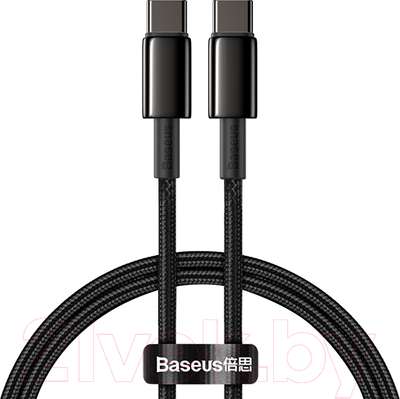 Кабель Baseus USB Type-C - USB Type-C / CATWJ-A01 (2м, черный)