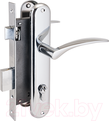 Замок врезной Аллюр Классика 0211 CP (хром)