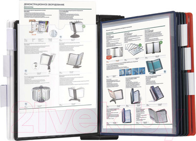 Информационная стойка Brauberg Solid А4 / 236720 (черный)