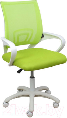 Кресло офисное AksHome Ricci White (салатовый)