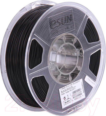 Пластик для 3D-печати eSUN PLA / PLA+175B1 (1.75 мм, 1 кг, черный)