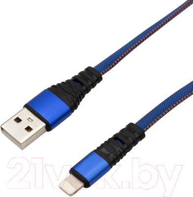 Кабель Rexant USB-Lightning / 18-7053 (1м, джинс)