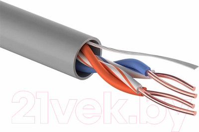 Кабель PROconnect UTP 2PR 24AWG CAT5e CCA / 01-0022-3 (305м)