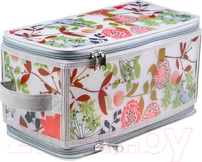 Кофр для хранения Handy Home Лето 300x150x150 / ESH05 S (серый с цветами)