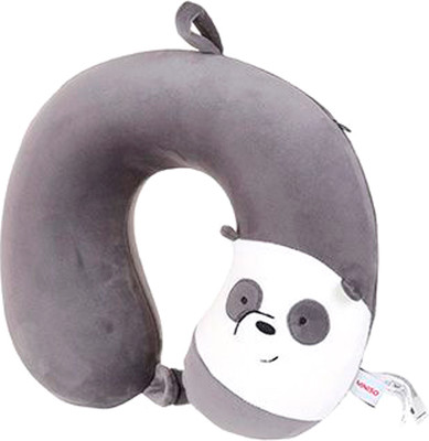 Подушка на шею Miniso U-образная We Bare Bears / 4235 (темно-серый)