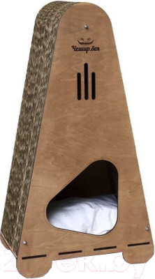 Домик-когтеточка Чешир Альпинист / 375-12 (коричневый)