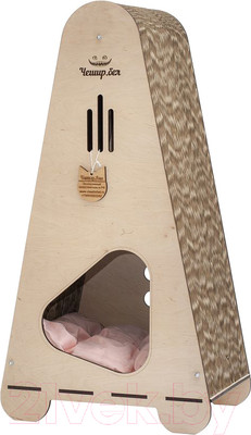Домик-когтеточка Чешир Альпинист / 375-11 (бежевый)