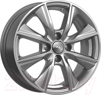 Литой диск SKAD Порту 15x6" 4x100мм DIA 60.1мм ET 40мм Графит