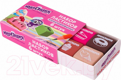 Набор ластиков Юнландия Сладкие истории / 229584