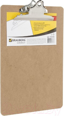 Планшет с зажимом Brauberg Eco / 232228