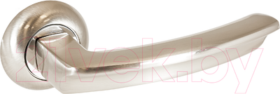 Ручка дверная Аллюр Вернер 1180 SN (матовый никель)