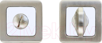 Фиксатор дверной защелки Аллюр АРТ BK-S1 SN/CP (матовый никель/хром)