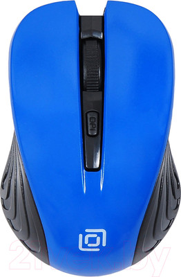 Мышь Оклик 545MW (черный/синий)