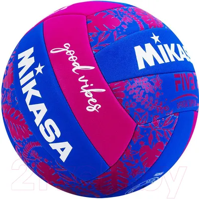 Мяч волейбольный Mikasa BV354TV-GV-BP (синий/розовый)