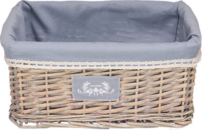 Корзина Natural House Лен 420x320x190 / EW-20 S (серый)