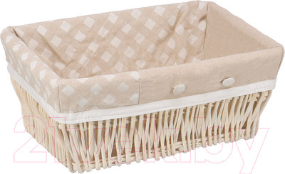 Корзина Natural House Пуговка 350x270x150 / EW-22 L (молочный)