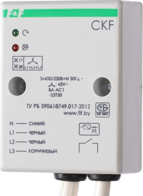 Реле контроля фаз Евроавтоматика CKF / EA04.002.001