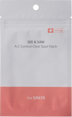 Маска-патч для лица The Saem See & Saw A.C Control 2x10мм (24шт)