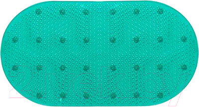 Коврик на присосках Varmax Дождь D-105 (68x38, бирюзовый)