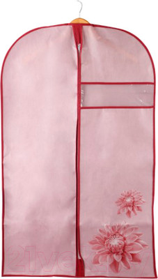 Чехол для одежды Handy Home Хризантема 1000x600 / UC-79 (розовый/бордовый)