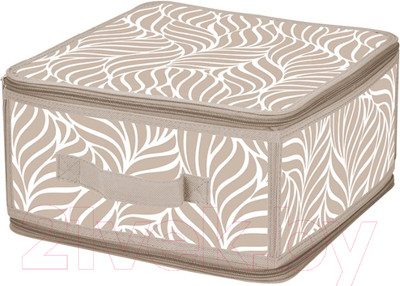 Кофр для хранения Handy Home Листья 300x280x150 / ESH22 M (бежевый)