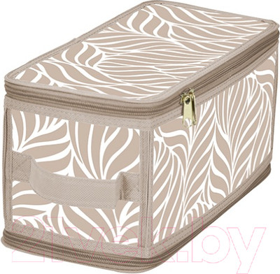 Кофр для хранения Handy Home Листья 300x150x150 / ESH22 S (бежевый)
