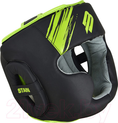 Боксерский шлем BoyBo Stain (L, зеленый)