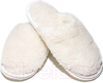 Тапочки домашние Smart Textile Эконом H520-3 (р-р 40-41, белый)