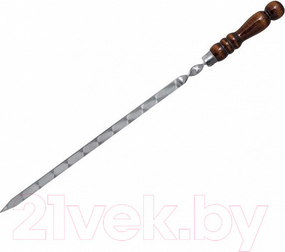 Шампур Шелковый путь Профессиональный люля кебаб с заклепкой (67/45см)