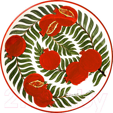 Блюдо Chugun Invest Ляган (38см, большой гранат)