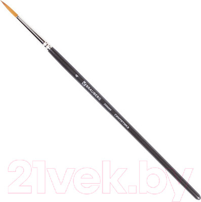 Кисть для рисования Brauberg Art Classic Синтетика мягкая 4 / 200689 (круглая)