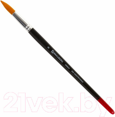 Кисть для рисования Brauberg Синтетика 8 / 200853 (круглая)