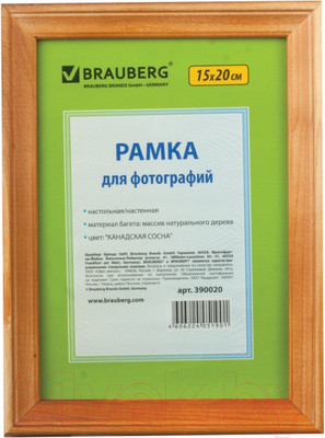 Рамка Brauberg Hit / 390020 (канадская сосна)