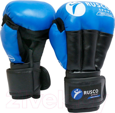 Перчатки для рукопашного боя RuscoSport 4oz (синий)