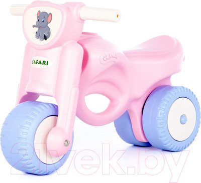 Каталка детская Полесье Мотоцикл. Мини-мото. Сафари / 90188 (розовый)