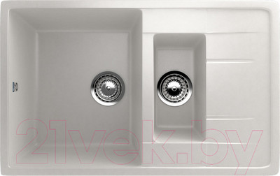 Мойка кухонная Ulgran U-205 (341 ультра-белый)