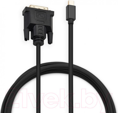 Кабель Buro BHP MDPP-DVI-2 (2м, черный)