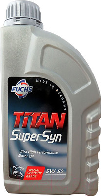 Моторное масло Fuchs Titan Supersyn 5W50 / 600640545 (1л)