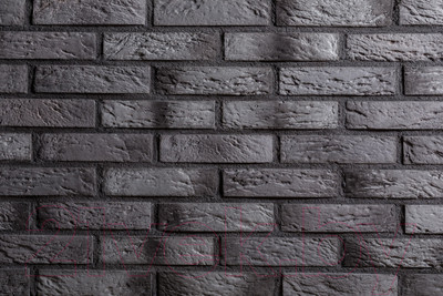 Декоративный камень бетонный РуБелЭко Кирпич Римский КР-012 (графитовый с тонировкой)