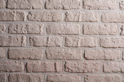 Декоративный камень бетонный РуБелЭко Кирпич Средневековый КС-002 (слоновая кость)