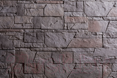 Декоративный камень бетонный РуБелЭко Доломит ДЛ-006 (черный с тонировкой)