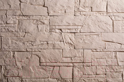 Декоративный камень бетонный РуБелЭко Доломит ДЛ-001 (слоновая кость)