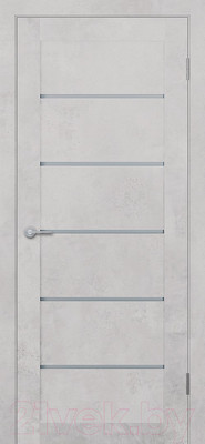 Дверь межкомнатная Stark ST8 ДО 80x200 (бетон белый)