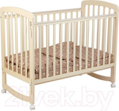 Детская кроватка Polini Kids Simple 304 / 0003109-03 (бежевый)